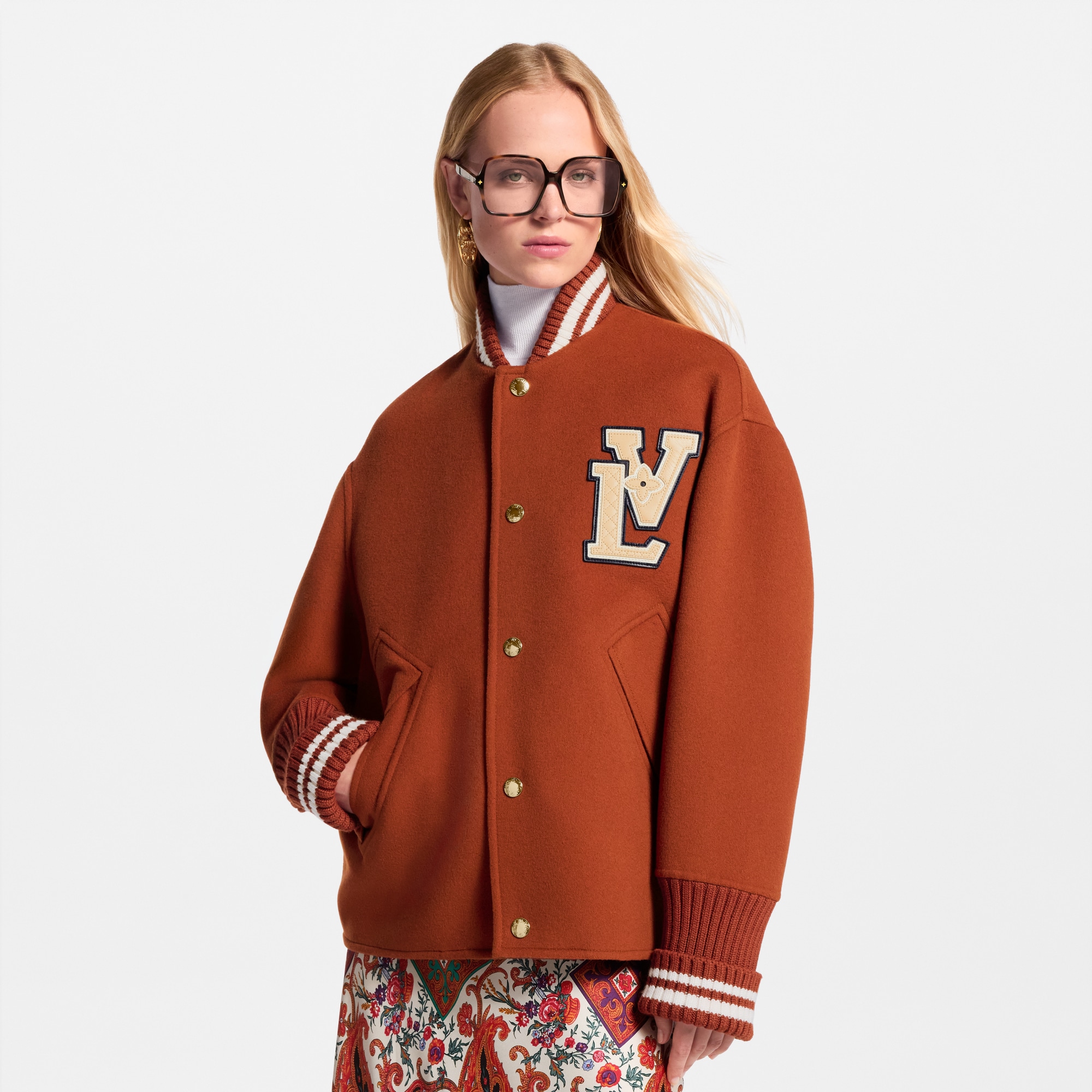 Double Face Varsity Jacket - Ready-to-Wear 1AKFZM | LOUIS VUITTON